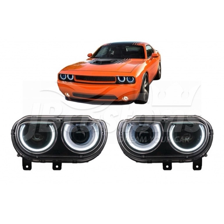 Jbcustoms Headlights Led Drl Suitable For Dodge Challenger