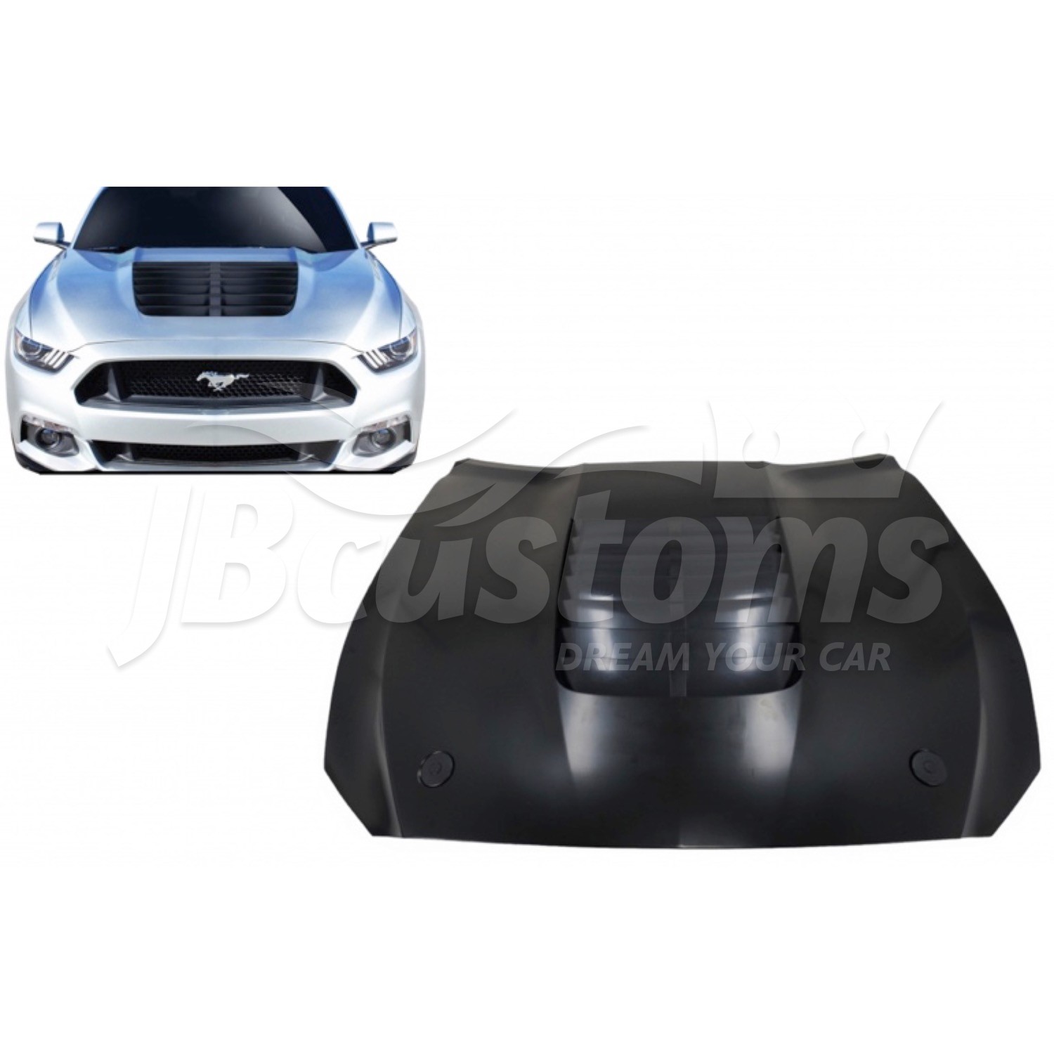 JBCustoms Capó Ford Mustang GT500 Coupe Cabrio VI 2015 2017