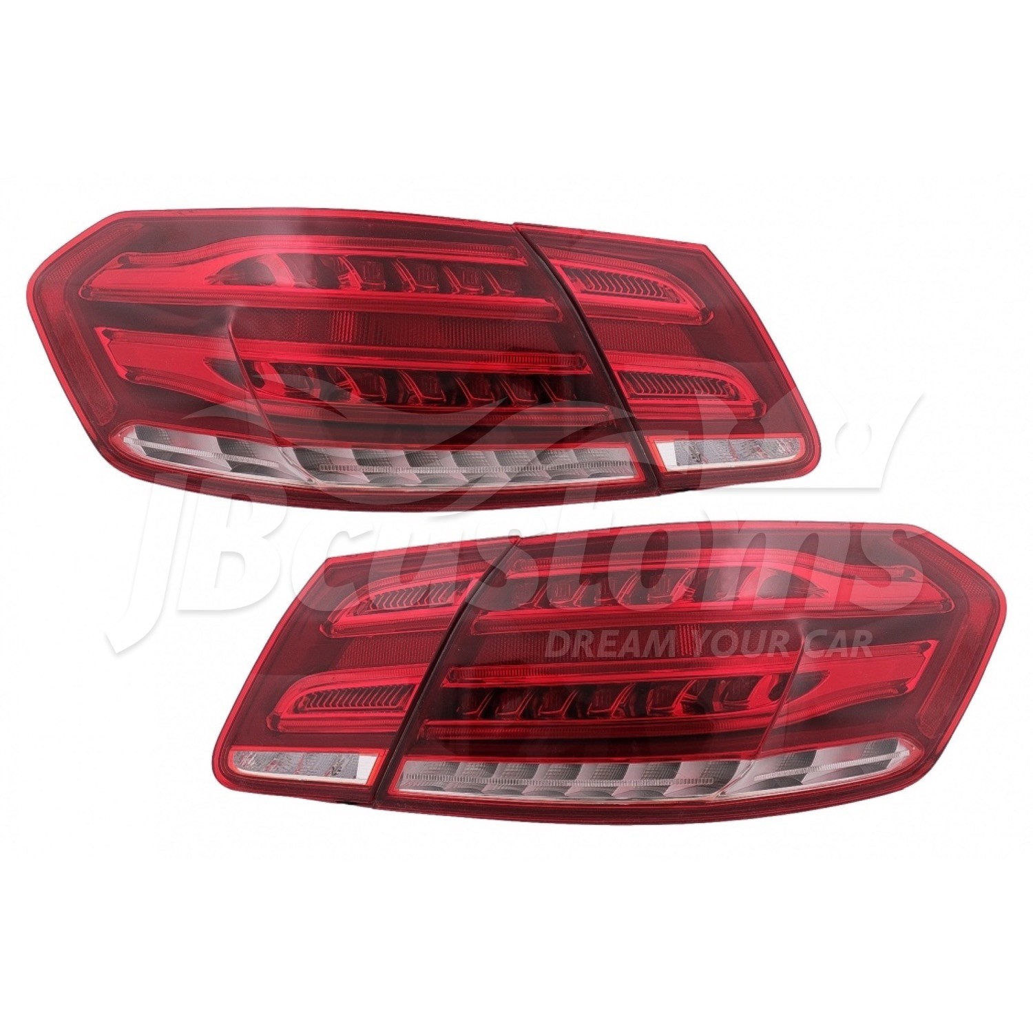 Jbcustoms Pilotos Traseros Full Led Mercedes Benz Clase E W