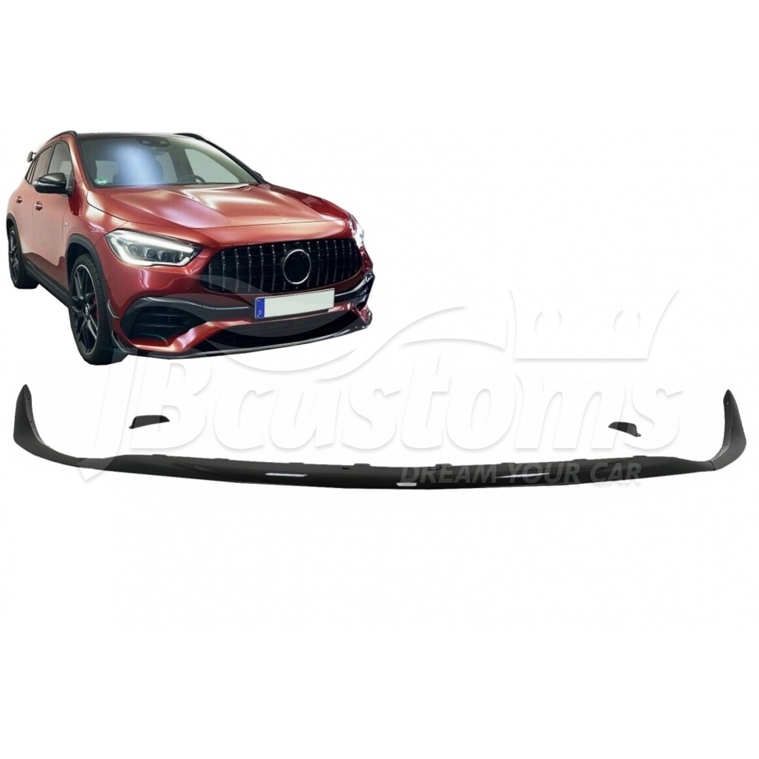 Jbcustoms Spoiler Delantero Mercedes Benz Gla S Amg H