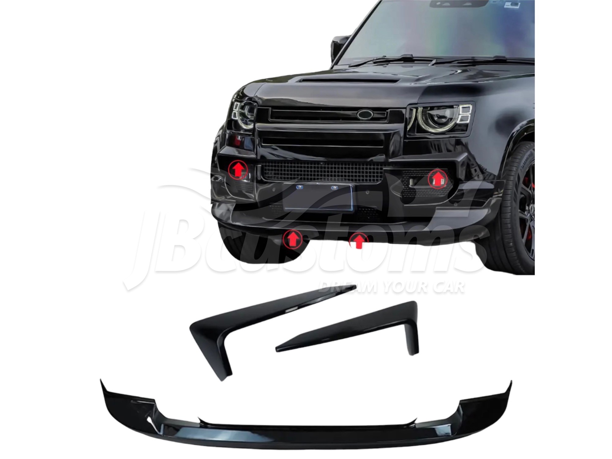 JBCustoms Front Spoiler Defender