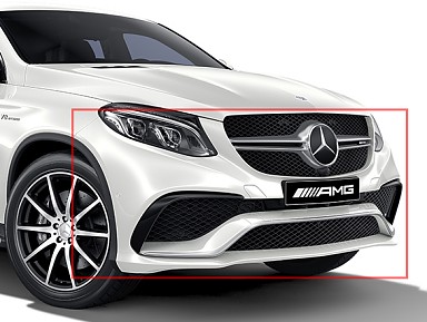 Front Original GLE 63 AMG for Mercedes GLE Coupe W292 (2015-2019)