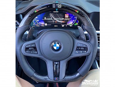 BMW G-Series Carbon Fiber Steering Wheel / LED Screen (2017-2021)