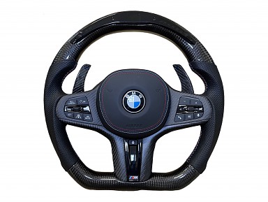 Volante BMW G-Series de Fibra de Carbono Y Pantalla LED (2017-2023)