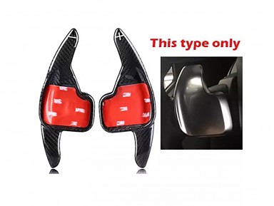 Carbon Fiber Shift Lever Extensions for BMW F-Series Steering Wheel