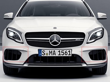 Aero Flaps Delanteros Originales Mercedes GLA45 AMG X156 (2013-2019)