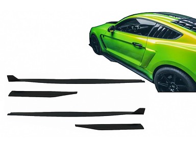 Extensiones Faldones Laterales Ford Mustang GT 500 (2015-2020)