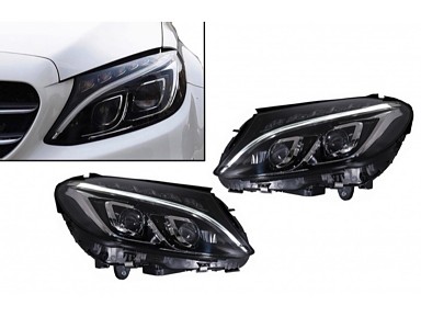 Faros Delanteros Full LED Mercedes-Benz Clase C Sedán W205 (2015-2018)