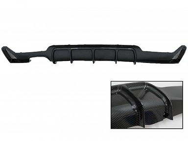 Carbon Look Rear Diffuser BMW 4 Series Coupe F32 M Performance (2013-2019)