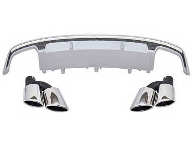 Rear Diffuser Audi S7 4G Facelift (2015-2017) Standard Package