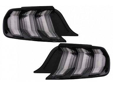 Clear Full LED Taillights Ford Mustang Coupé VI (2015-2021)