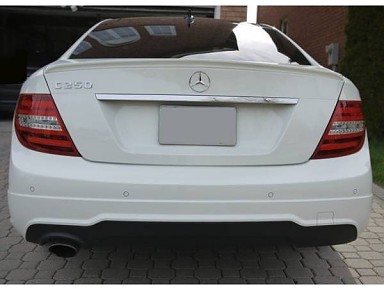 C63 AMG spoiler for Mercedes C-Class Coupe W204 (2007-2013)