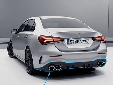 Difusor Trasero Original Mercedes-Benz A45 AMG Sedán V177 (2018+)