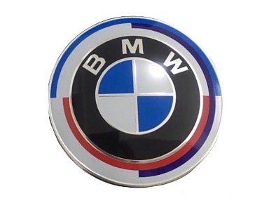Bonnet emblem BMW M Sport 50th anniversary 82mm