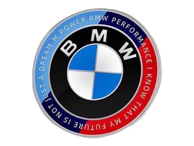 Emblema Capó BMW M Sport 50th aniversario de 82mm