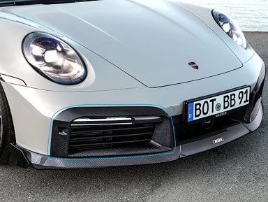 BRABUS Original Carbon Fiber Front Inserts Porsche 911 Turbo S Coupé 992 (2019-2022)