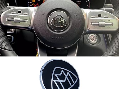MAYBACH Badge 58mm Diameter Mercedes-Benz Steering Wheel