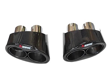 Akrapovič Carbon Fiber Exhaust Tips Audi RS (2012-2023)