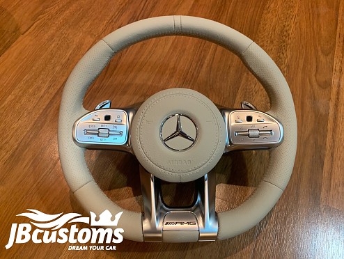 Steering wheel Mercedes-AMG (2019-2020) Beige