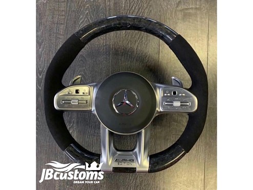 Steering Wheel Mercedes AMG (2019-2020) Forged Carbon Fiber
