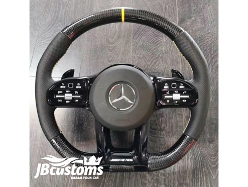 Steering wheel Mercedes AMG (2019-2020) Carbon Fiber