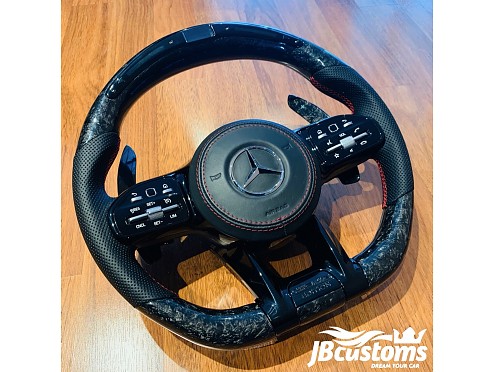 Mercedes-AMG (2019-2020) Forged Carbon Fiber Steering Wheel