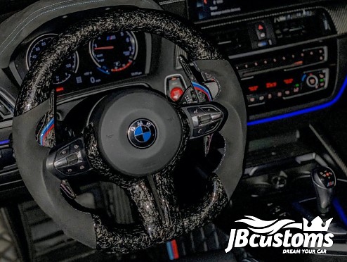 BMW F-Series Forged Carbon Fiber Steering Wheel (2010-2019)