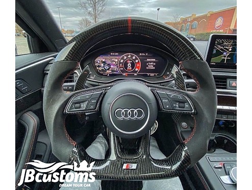 Audi RS Carbon Fiber Steering Wheel (2013-2021)