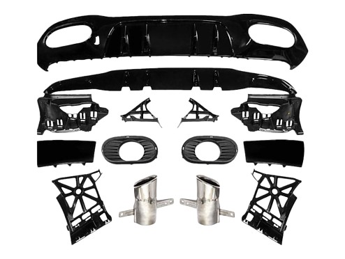 Rear Diffuser Mercedes-Benz A35 Hatchback W177 (2018-2026)