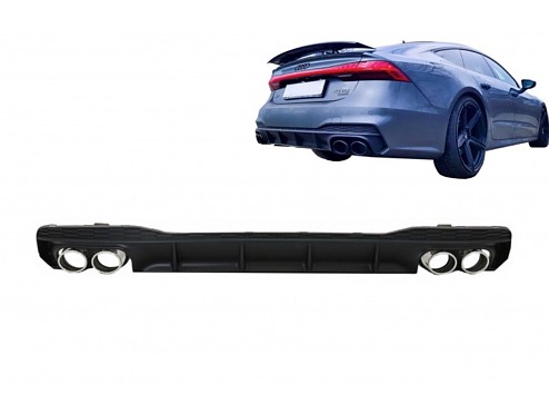Rear Diffuser Audi S7 4K (2018+) S-Line Package