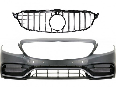 Front Bumper Mercedes-Benz C63s AMG Sedan W205 Facelift (2019-2020)