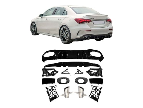 Difusor Trasero Mercedes-Benz A35 Sedán V177 (2018-2026)