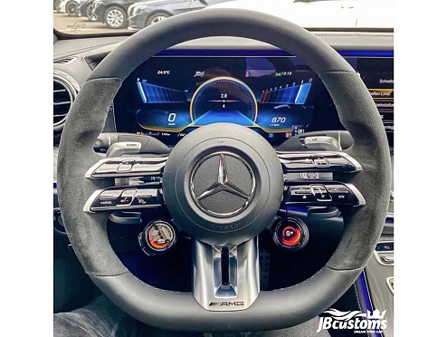 Mercedes-AMG steering wheel with selector knobs (2021+)