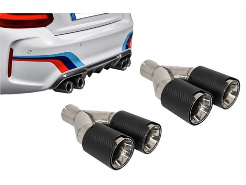 Carbon Fiber Exhaust Tails BMW M Performance