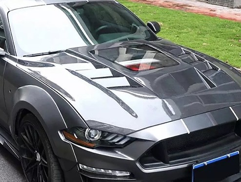 Carbon Fiber Hood Ford Mustang Coupe / Cabrio VI Facelift (2018-2021)