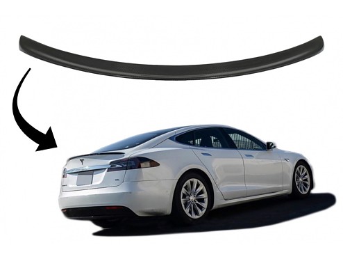 Alerón de Maletero de Fibra de Carbono Tesla Model S (2012+)