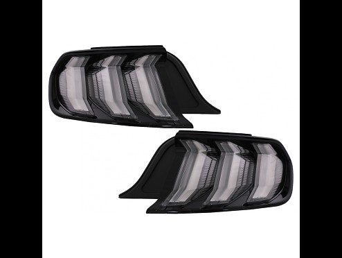 Clear Full LED Taillights Ford Mustang Coupé VI (2015-2021)