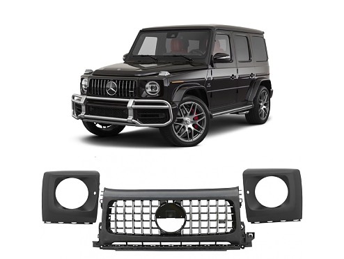 Panamericana Front Grill Mercedes-Benz G63 AMG W463A / W464 Facelift (2018-2022)