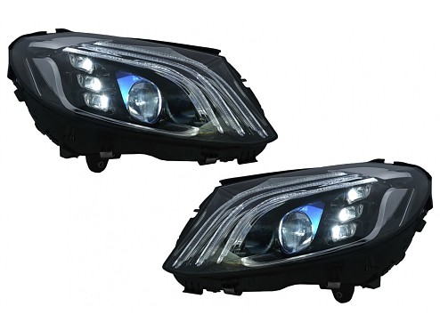 Full LED Headlights S-Class W222 for Mercedes-Benz C-Class W205 (2015-2020)