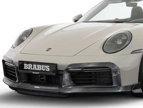 Spoiler Delantero Fibra de Carbono Original BRABUS Porsche 911 Turbo S 992 (2019-2022)