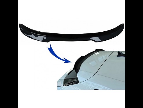 Extensiones de taloneras faldones laterales Seat Leon MK4 Negro Brillo