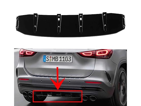 Rear Diffuser Extension Mercedes-Benz GLA 45s AMG SUV H247 (2020+)