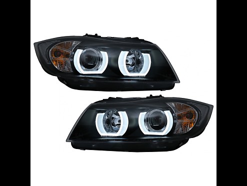 Headlights U-LED 3D BMW 3 Series Sedan E90 (2005-2008)