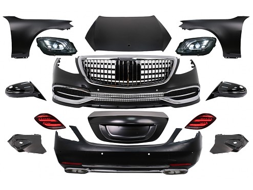 MAYBACH W222 Conversion Kit for Mercedes-Benz S-Class Sedan W221 (2005-2013)