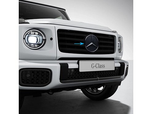 Original Glossy Black Front Star Mercedes-Benz G-Class W465 (2024+)