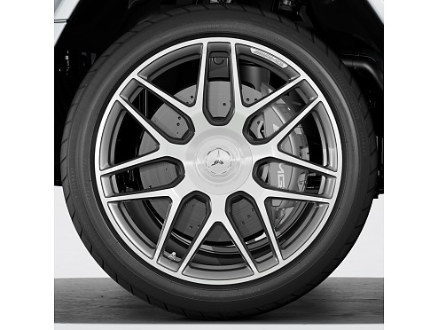 Llantas de 22" Gris Titanio de Radios Cruzados Originales Mercedes-AMG G63 W465 (2024+)