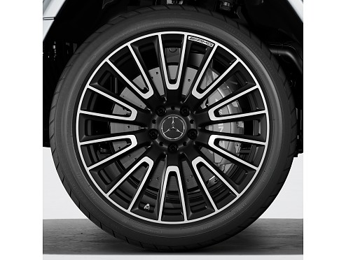 Llantas de 22" Negro Mate Con Frente Pulido Originales Mercedes-AMG G63 W465 (2024+)