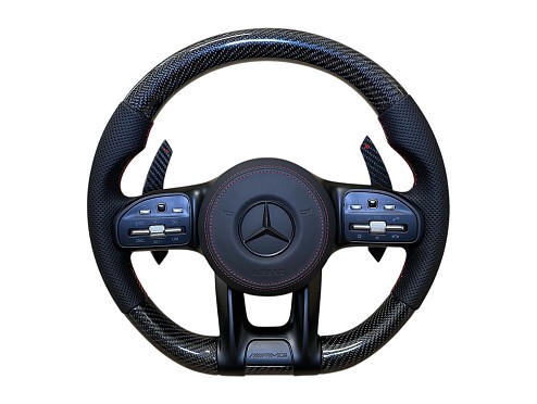 Mercedes-AMG Carbon Fiber Steering Wheel (2018-2023)