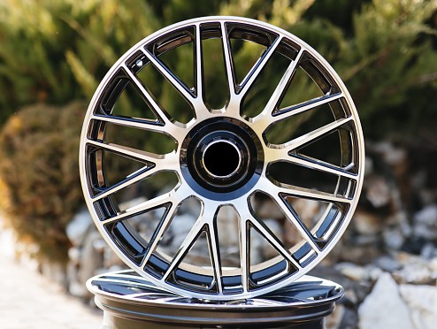 R22 Chromed Aluminum Replica Wheels Mercedes-AMG 10-Twin Spoke Design
