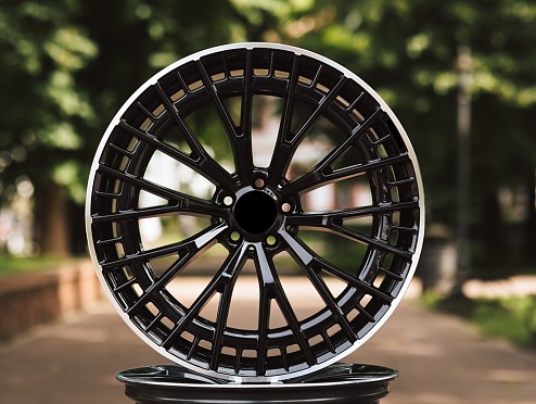 Llantas Replica de Aluminio Negro Brillo R22 Diseño Mercedes-AMG GLC 43 SUV X254 (2023+)